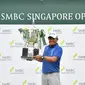 Prayad Marksaeng saat memenangkan trofi SMBC Singapore Open 2017 (Paul Lakatos/Lagardère Sports)