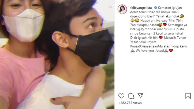 Immanuel Caesar Hito - felicya Angelista (Foto: Instagram/@felicyangelista_)