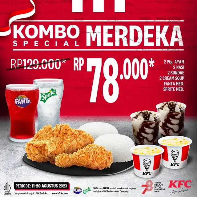 10 Daftar Promo 17 Agustus 2023 dari Gerai Makanan hingga Gym, Mulai Rp7 Ribu-an