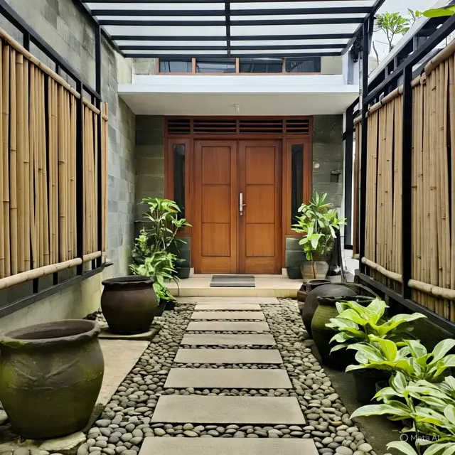 8 Inspirasi Halaman Depan Rumah Sederhana, Penataan Rapi Jadi Nyaman ...