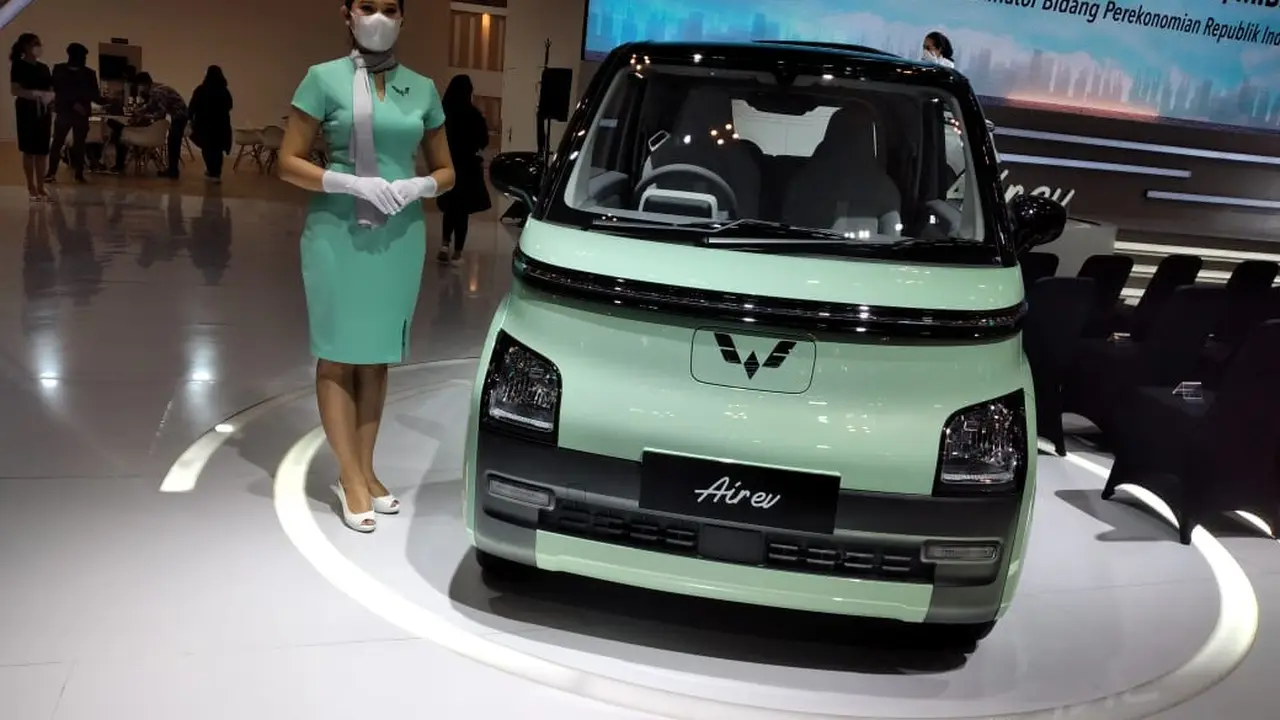 Wuling Air ev di area test drive GIIAS 2022 (doc. Otosia.com)