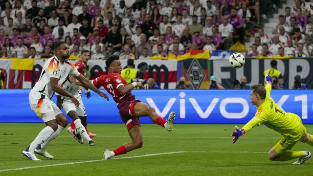 Foto: Main Imbang di Matchday Ketiga Grup A, Swiss Dampingi Jerman Lolos ke Babak 16 Besar Euro 2024