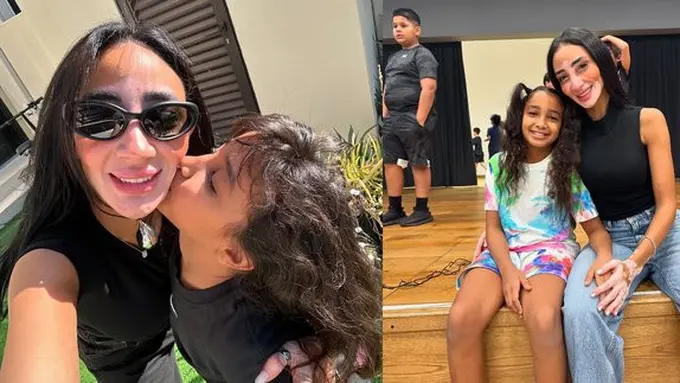 Potret kebersamaan Logina Salah dengan putrinya (credit: instagram/loginasalah)