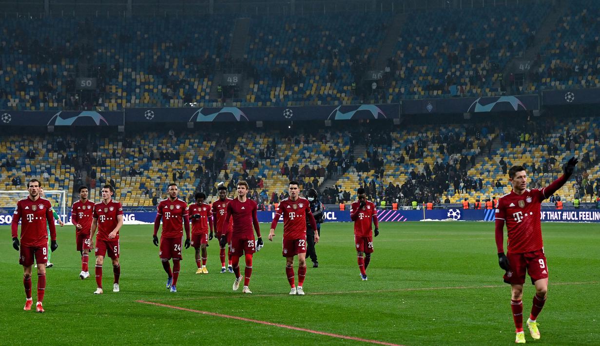 Bayern Munchen telah menjadi kekuatan besar di Bundesliga dan menjadi salah satu tim terkuat di Liga Champions. Die Roten telah memenangkan kompetisi sebanyak enam kali. Mereka sukses mengantongi 220 laga dimana 19 di antaranya terjadi di babak 16 besar. (AFP/Genya Savilov)