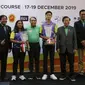 Amadeus Susanto (ketiga dari kanan) dan Lydia Sitorus menjuarai kategori putra dan putri di Pondok Indah International Junior Championship (istimewa)