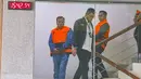 Bupati Kuantan Singingi Suhardiman Amby usai menjalani pemeriksaan di Gedung Merah Putih KPK, Jakarta, Rabu (1/7/2026). (Merdeka.com/ arie Basuki)