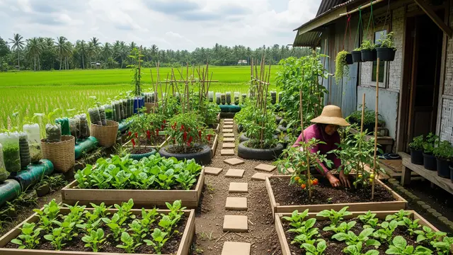 Ide Kebun Sayur Tanpa Modal Awal yang Langsung Bisa Dipraktikkan di Rumah Model Pemanfaatan Biji yang Dikumpulkan