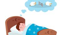 Ilustrasi tidur nyenyak. (Image by pch.vector on Freepik)