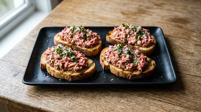 Sekilas tentang Bruschetta Tuna Pedas