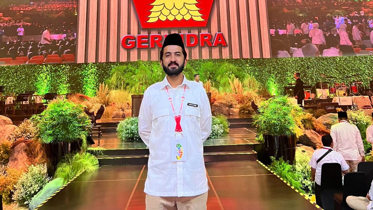 Selebgram Atta Ul Karim Hadiri Perayaan HUT ke-17 Gerindra, Ucapkan Selamat untuk Presiden Prabowo