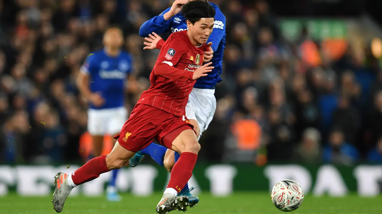 Aksi Takumi Minamino Saat Debut Bersama Liverpool