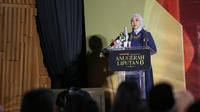 Pegiat Literasi Digital Mira Sahid menerima Anugerah Perempuan Hebat 2025. (Liputan6.com/ Helmi Fithriansyah)