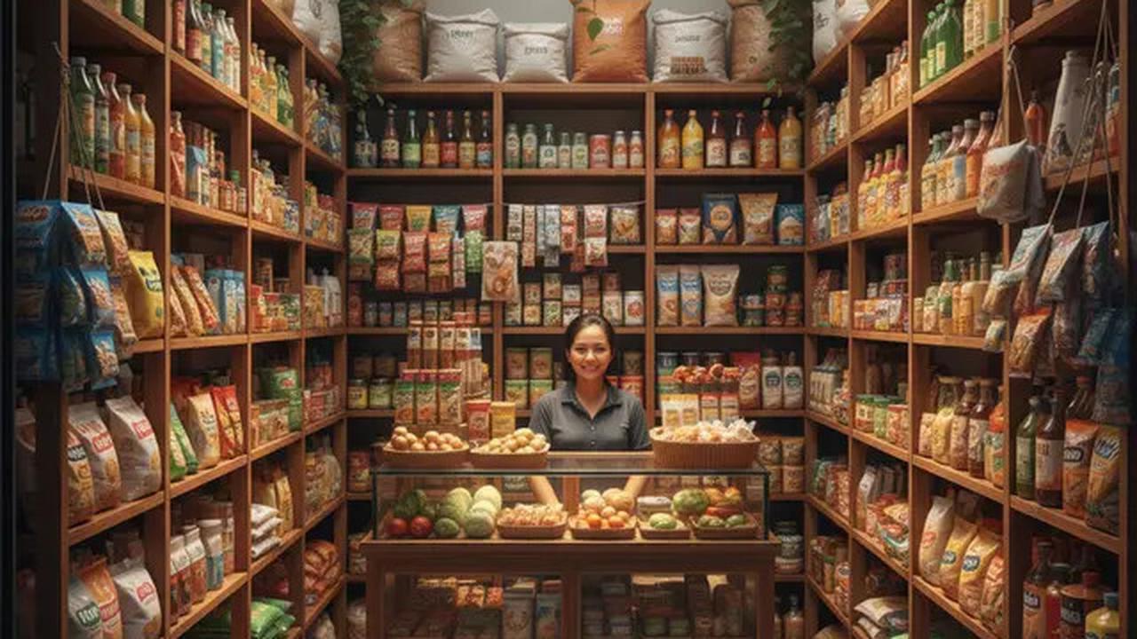 8 Inspirasi Warung Kelontong dengan Ruangan Terbatas Tapi Terlihat Penuh dan Lengkap