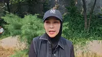 Zaskia Adya Mecca ikut demo mahasiswa. (Merdeka.com/Nur Habibie)