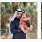 Baby Guzel ikut Margin Wieheerm dan Ali Syakieb ke Madinah, Arab Saudi (Foto: Instagram guzelimalisyakieb)