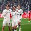 Bek Timnas Indonesia, Kevin Diks, berhasil menyumbangkan satu gol saat Borussia Monchengladbach meraih kemenangan 4-0 atas Augsburg pada laga pekan ke-16 Bundesliga di BORUSSIA-PARK, Minggu (11/1/2026) malam WIB. (Marius Becker/dpa via AP)