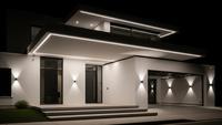 7 Desain Fasad Rumah Futuristik dengan LED dan Garis Tegas, Inspirasi untuk Hunian Masa Kini