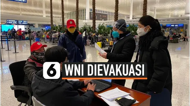 Ratusan WNI dari Wuhan sudah tiba di Bandara Hang Nadim, Batam hari Minggu (2/2).  Salanjutnya mereka akan dibawa menuju Natuna, Kepulauan Riau untuk proses karantina.