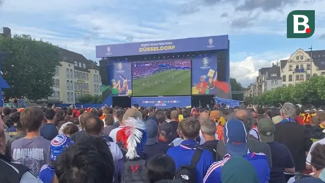 Prancis vs Belgia, Fan Zone Euro 2024