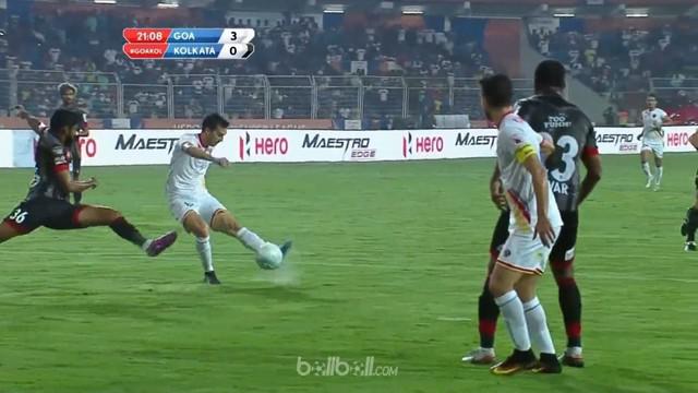 Goa menang telak 5-1 atas Atletico de Kolkata yang menjaga peluang mereka lolos ke semifinal Liga Super India, Rabu (28/2). Sebuah...