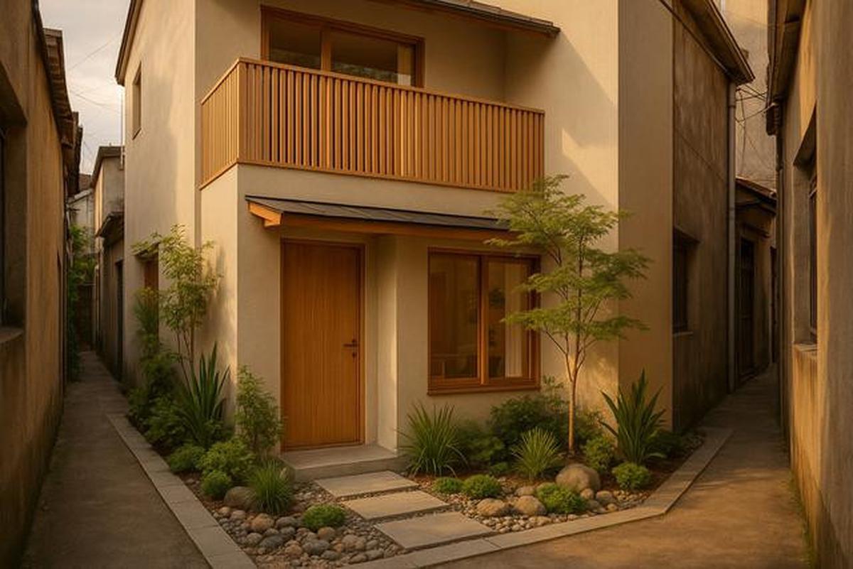 8 Desain Rumah Japandi 2025 di Gang Sempit, Inspirasi Hunian Estetik di Lahan Terbatas