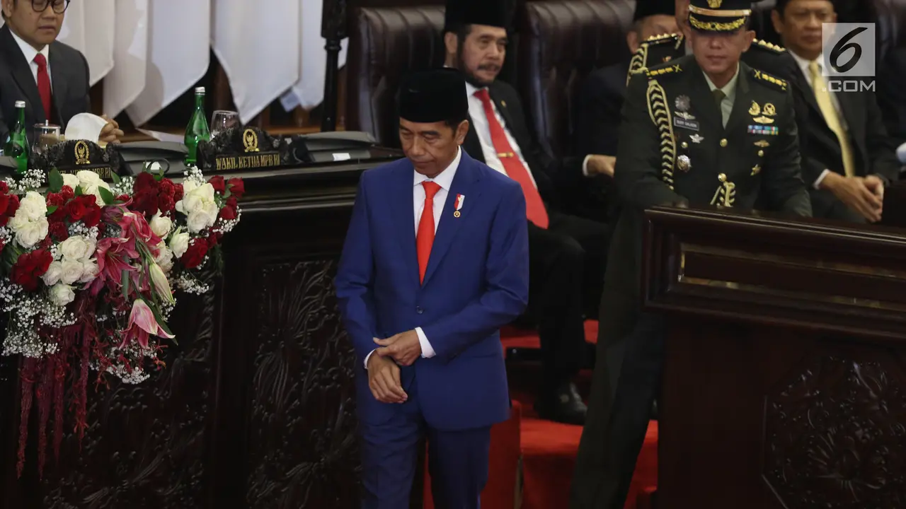 Jokowi Sampaikan Pidato Kenegaraan