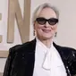 Meryl Streep dalam Golden Globe Awards 2024. (Jordan Strauss/Invision/AP)