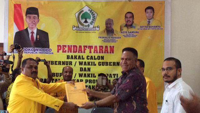 Irjen Pol Paulus Waterpauw Daftar Pilkada Papua Lewat Golkar