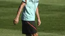 Cristiano Ronaldo mengikuti sesi latihan bersama Timnas Portugal jelang kualifikasi Piala Dunia 2022 zona Eropa melawan Irlandia di Cidade do Futebol, pinggiran Lisbon, Senin (30/8/2021). Portugal akan menjamu Irlandia di Estadio Algarve pada Kamis, 2 September 2021. (PATRICIA DE MELO MOREIRA/AFP)