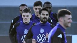 Der Panzer bakal menghadapi timnas Belanda pada laga FIFA Matchday di Stadion Deutsche Bank Park, Frankfurt, Rabu (27/3/2024) dini hari WIB. (Kirill KUDRYAVTSEV/AFP)