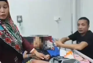 Polisi kini membidik dugaan penelantaran anak yang dilakukan oleh ayah kandung NS (12), bocah SMP asal Surade, Sukabumi, yang tewas akibat kekerasan. (Foto: Tangkapan Layar Sosmed)