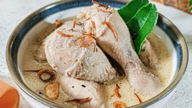 Resep praktis opor ayam kuah putih