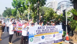 Jerit PPPK Dinkes Depan Balai Kota: Kami ASN, Mengapa Hak Kami Berbeda?