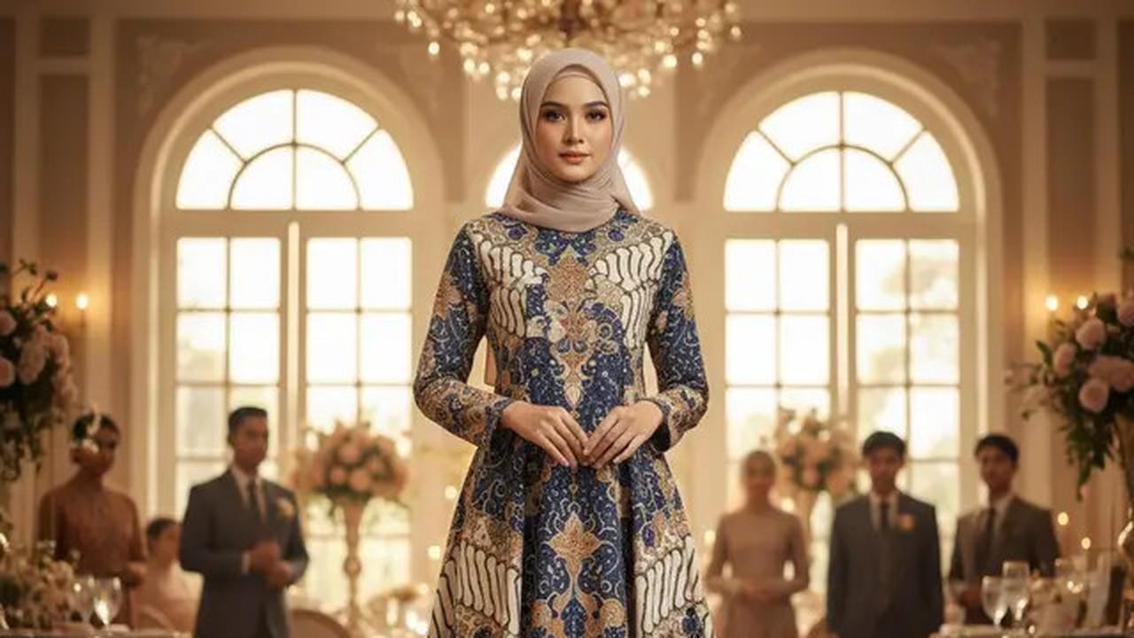 9 Model Gamis Batik buat Kondangan 2025 yang Modern dan Elegan
