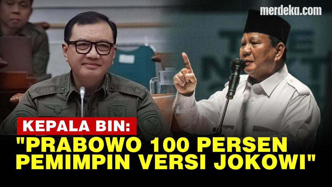VIDEO: Kepala BIN "Kerutan di Dahi Prabowo 100% Identik Pemimpin Versi Jokowi"