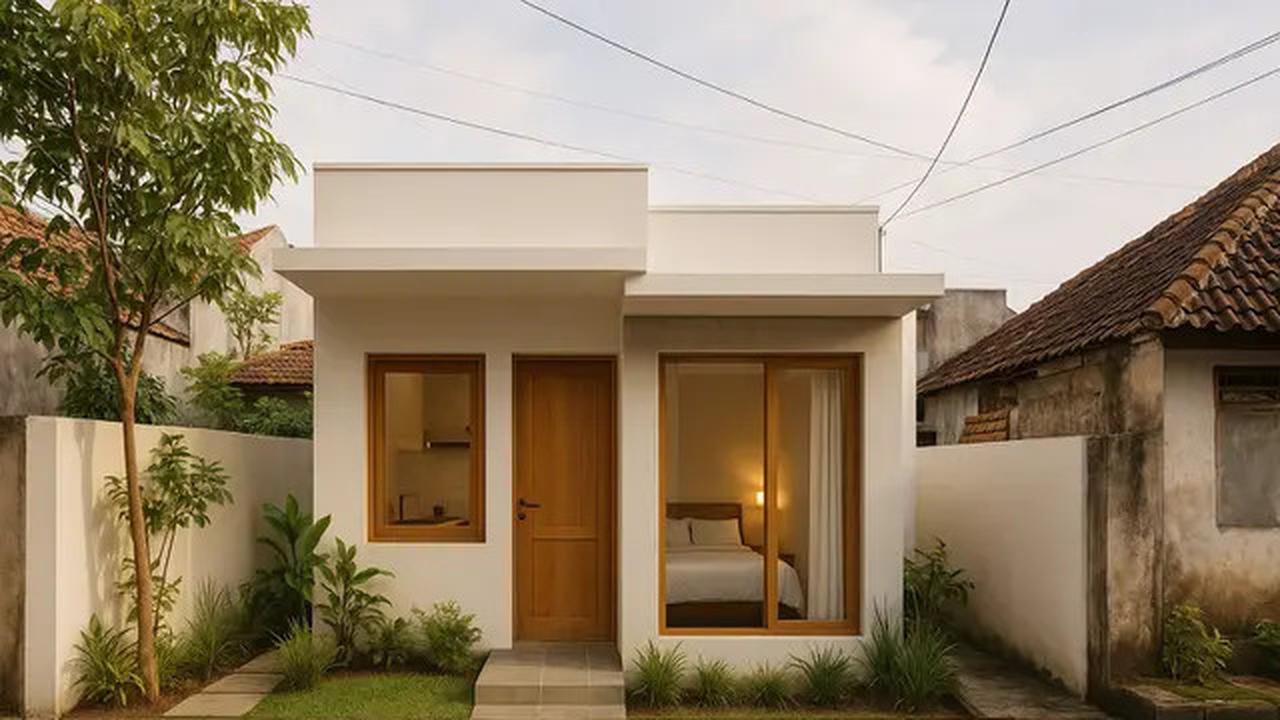 8 Rumah Tipe Minimalis Modern 1 Kamar Tidur di Perkotaan, Kecil Tapi Nyaman