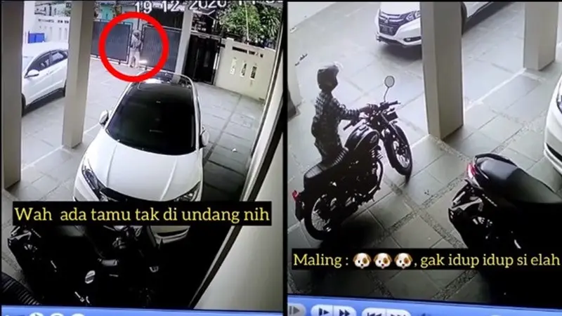 Viral, Video Pria Gagal Maling Motor Ini Malah Bikin Geleng Kepala