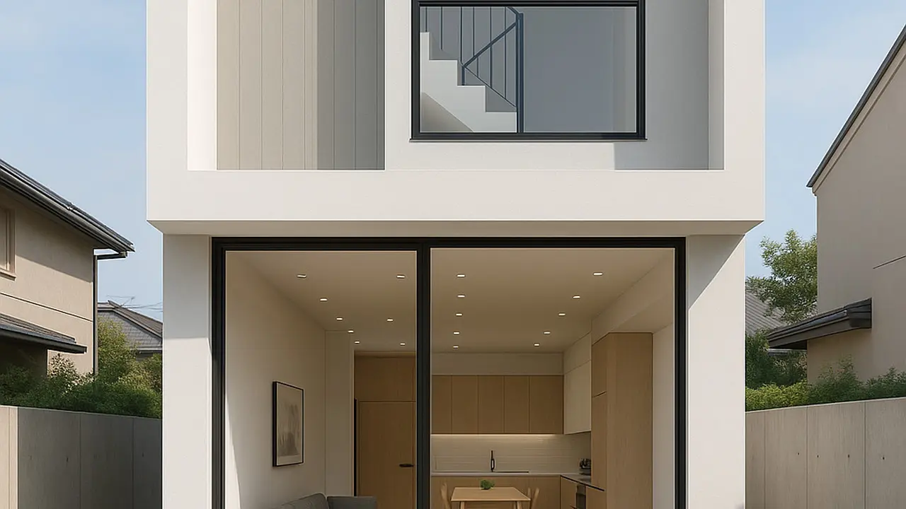 Model Rumah Minimalis 6x12 dengan Konsep Open Space (Image by ChatGPT)