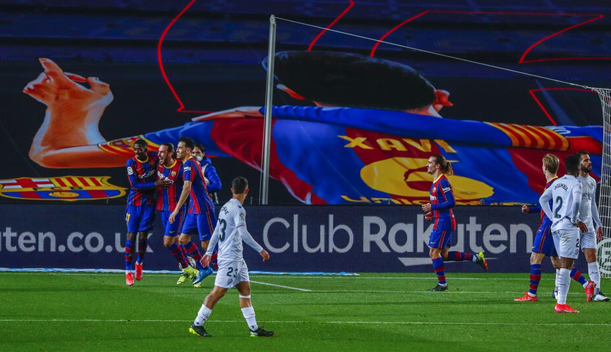 FOTO: Barcelona Lumat Huesca di Camp Nou - Bola Liputan6.com