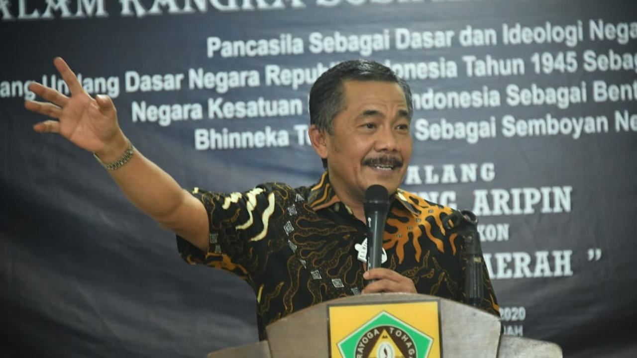 Sosialisasi 4 Pilar Lewat Pagelaran Wayang Golek