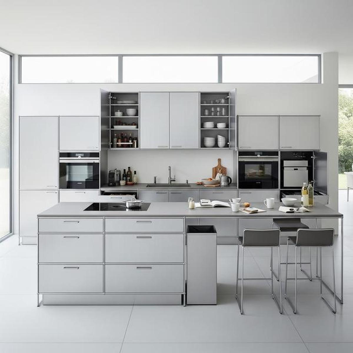 7 Model Lemari Dapur Minimalis Terbaru Aluminium, Solusi Modern dan Fungsional
