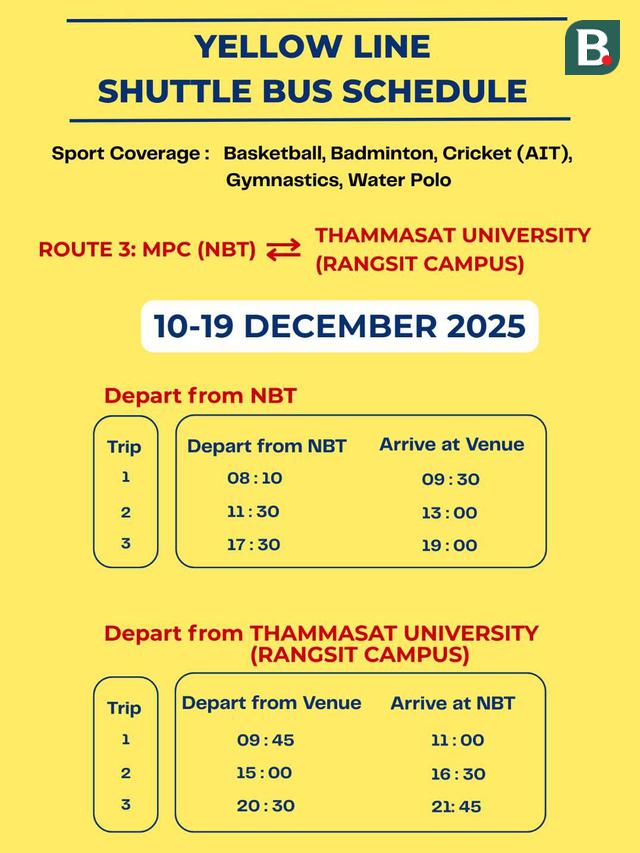 Jadwal Shuttle Bus SEA Games 2025