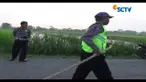 Banyaknya kecelakaan di perlintasan kereta api membuat polisi melakukan antisipasi dengan memasang garis kejut