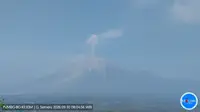 Gunung Semeru di Lumajang Jatim kembali erupsi pada Rabu pagi (30/9/2026). (Liputan6.com/ Dok PVMBG)