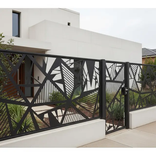 Tren Pagar Besi Laser Cut 2025 (Image by Gemini AI)