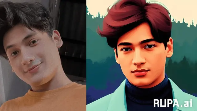 Foto ilustrasi avatar AI selebgram Gata Aditya. (Foto: Dok Tim Rupa AI)