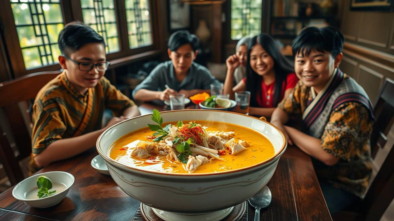 resep soto ayam santan