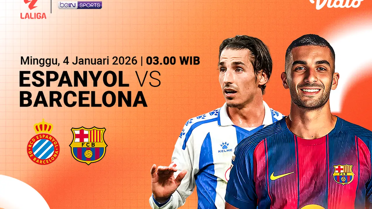 Saksikan Espanyol vs Barcelona eksklusif di Vidio. (dok. vidio.com)
