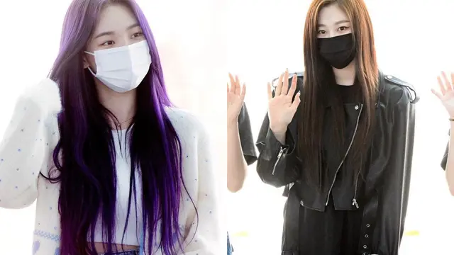 Aespa Pamer Gaya Rambut Baru saat Berangkat Menuju Los Angeles untuk Coachella 2022