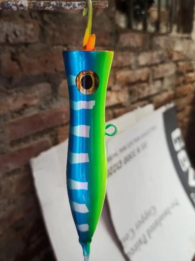 Salah satu Jing atau alat pancing produksi Arif Rozi yang sudah mendunia (Istimewa)